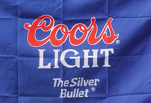 Coors Light Premium Racing Flag 3x5