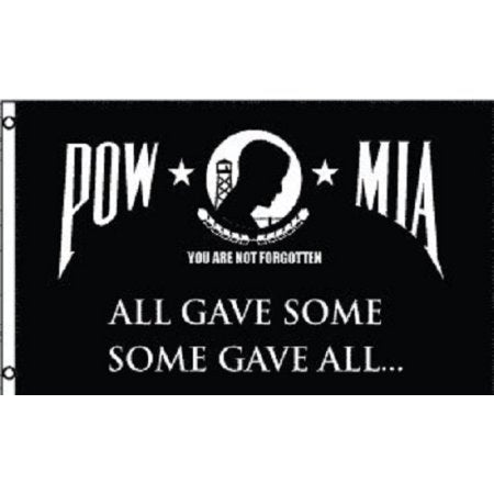 POW-MIA All Gave Some Some Gave All 3x5 Flag