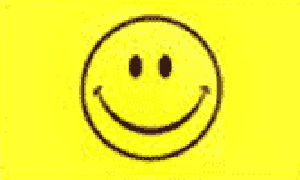 Happy Face 3x5 Flag (Yellow or Pink)