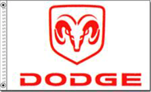 Dodge 3x5 Premium Racing Flag