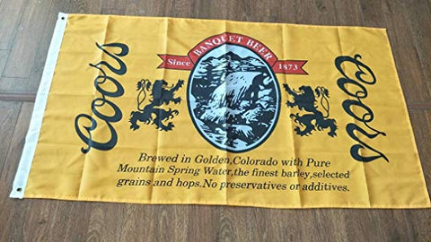 Coors Beer 3x5 Flag