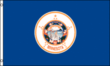 Minnesota State 3x5 Flag