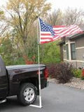 Drive on mount for our 22' RV fiberglass telescoping flagpole